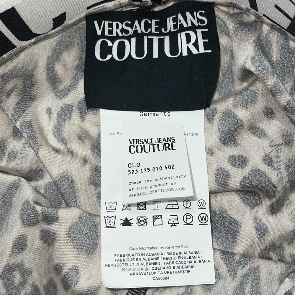 VERSACE JEANS COUTURE animal print logo top - Picture 11 of 12